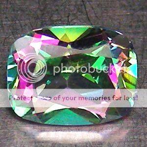 STUNNING! 2.72ct  Cushion Cut Natural Mystic Topaz  - Exact Pictures!