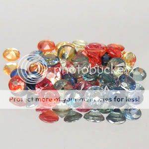 4.79Cts(45 Pcs) Natural Fancy Colour Sapphire Round Cut LOT! - Winner takes all!