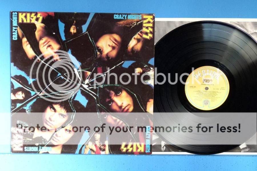 KISS  Crazy Nights  LP UK Pressing