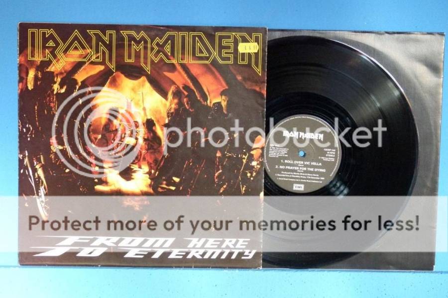 IRON MAIDEN  From Here to Eternity  EP UK Pressing