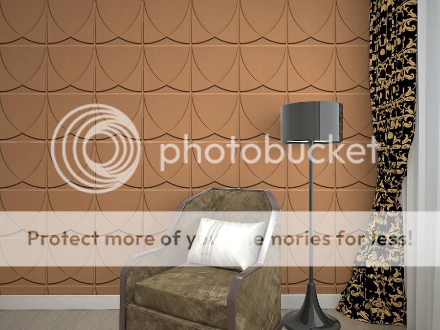 Paintable 3D Wall Panel Tiles (Embrace)