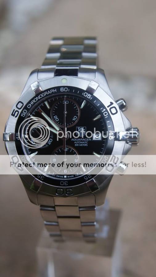 TAG Heuer Men's 2000 Aquaracer Automatic Chronograph Watch  NO RESERVES