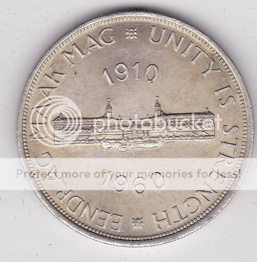 SOUTH AFRICA CROWN 1960 - HIGH GRADE - MINTAGE ONLY 421 624