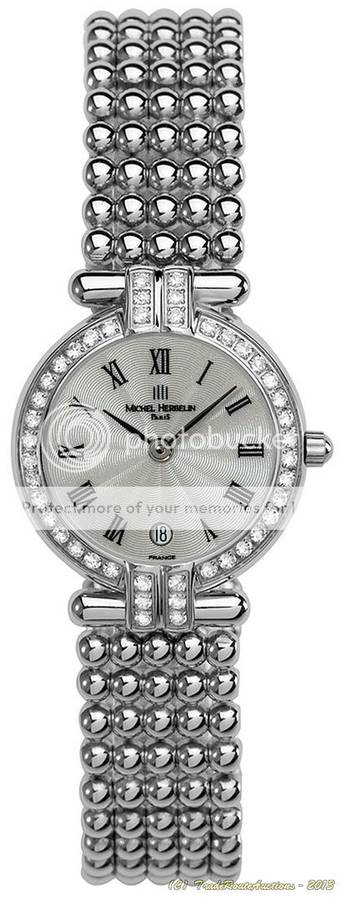 MICHEL HERBELIN GP Pebble Link Bracelet Ladies Watch 16863-44XB08 ** R 12,000-00 *** - 2013 SPECIALS
