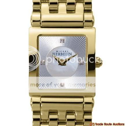 MICHEL HERBELIN Womens Gold Plated Bracelet Watch 17149/BP29 *** R 8,000-00 ***