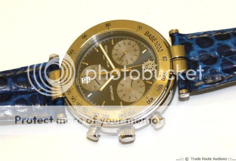 MICHEL HERBELIN NEWPORT CHRONOGRAPH WATCH - WITH BOX