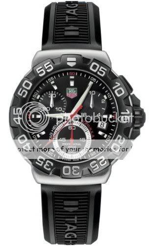 TAG Heuer Men's Formula 1 Chronograph Watch - CAH1110 - Black Dial - Rubber strap
