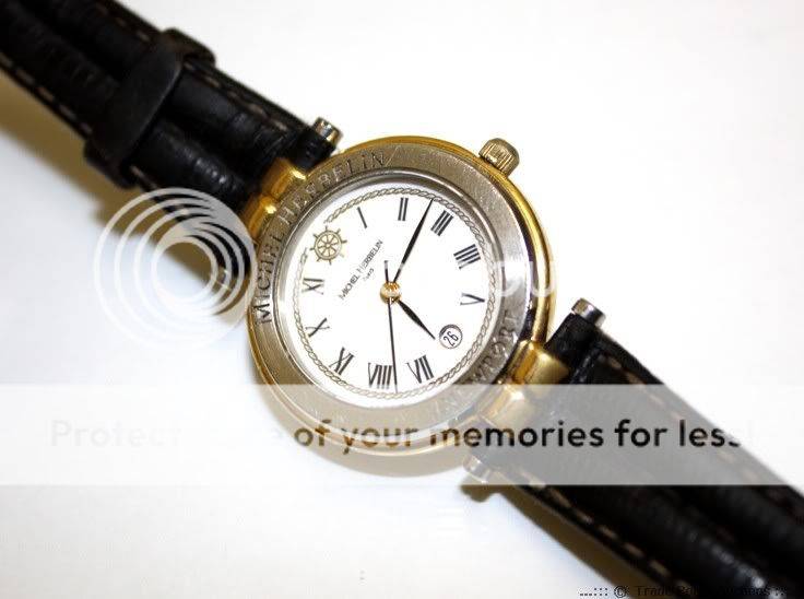MICHEL HERBELIN NEWPORT LADIES WATCH - WHITE DIAL