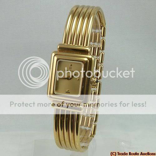 MICHEL HERBELIN GOLD DIAL LADIES GOLD PLATED BRACELET WATCH - 17093 *** R 7,000-00 ***