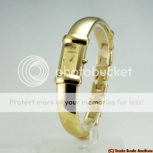 MICHEL HERBELIN LADIES GOLD PLATED BRACELET WATCH - 1037 *** R 7,000-00 ***