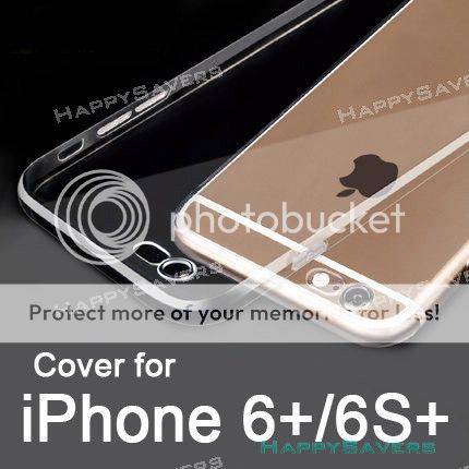 Clear Crystal Transparent Soft Back Case Cover For Apple iPhone 6S Plus