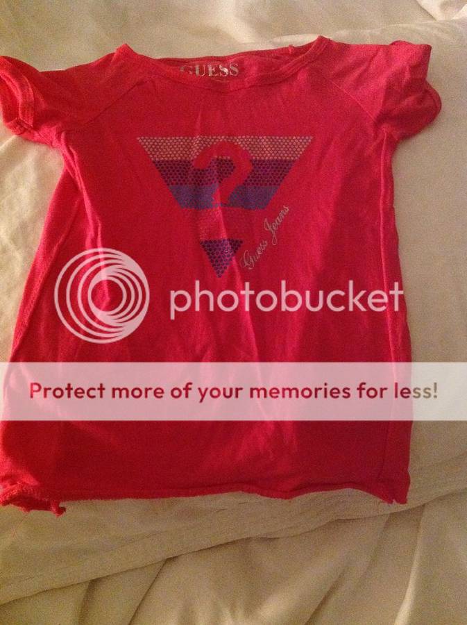 Baby girl Original Guess pink t-shirt in size3years