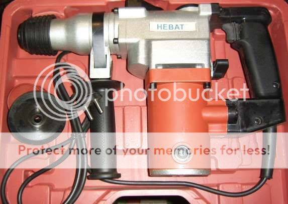 Rotary Hammer Drill - Including Case and Accesories