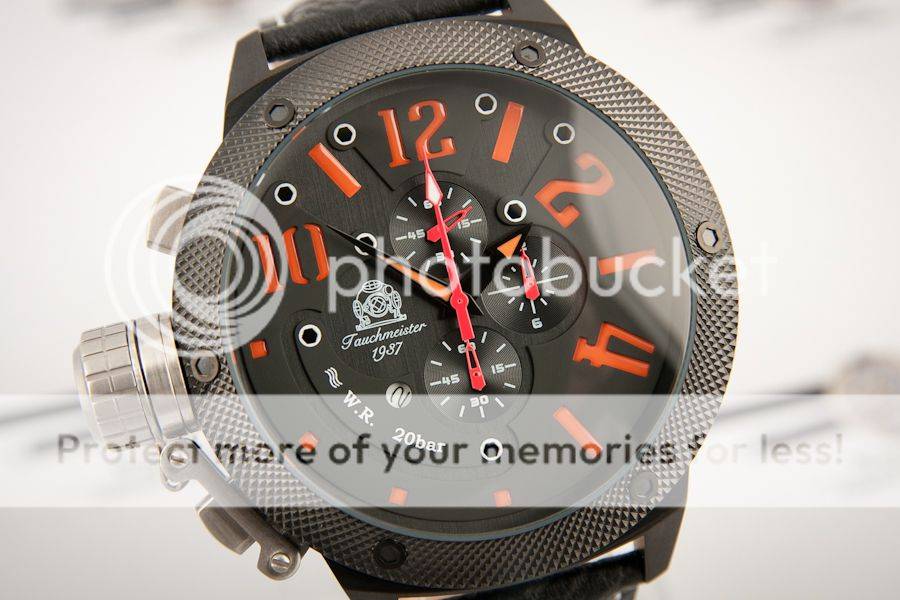 brand new!! TAUCHMEISTER GERMAN WORLD WAR II U-BOOT CHRONOGRAPH WATCH T0224 *HOT*