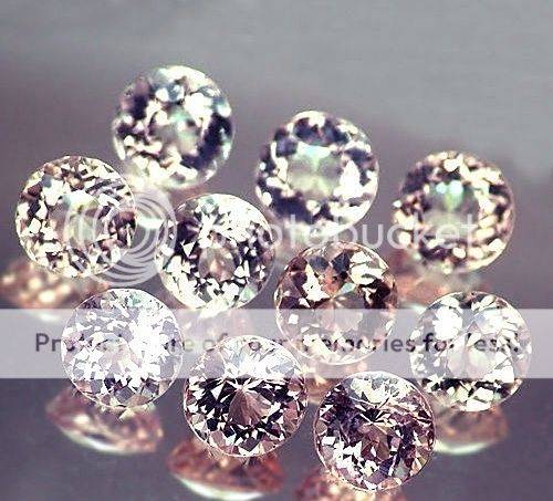 GLORIOUS LOT - 3.45CTR. (10 PCS) ROUND FACET CALIBRATED SIZE (5 x 5 mm) PINK MORGANITES
