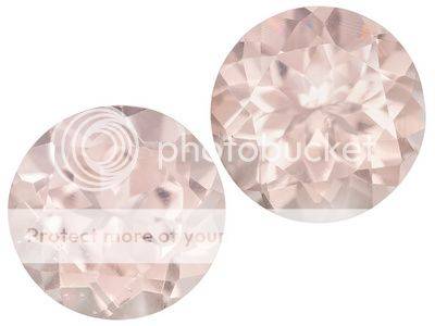 EXQUISITE MATCHING PAIR - 1.87CT. ROUND FACET 100% NATURAL PINK MORGANITE