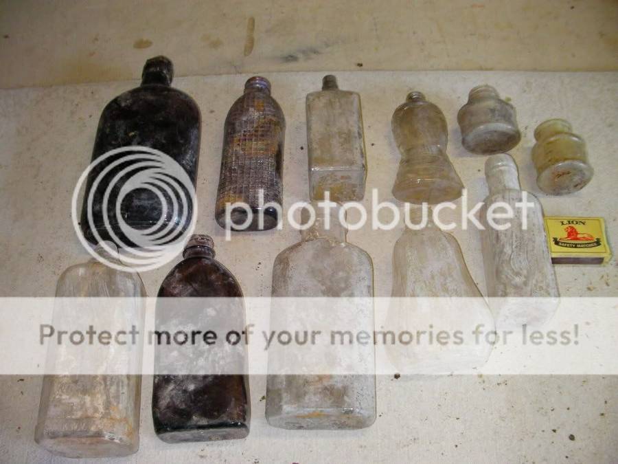 More interesting antique bottles