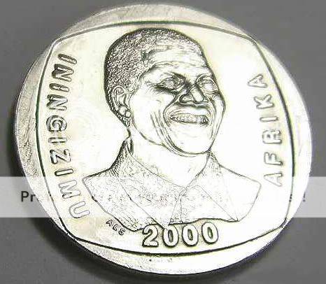 2000 R5 Mandela Coin - Circulated