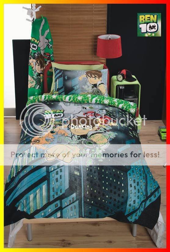 Ben10 Single Duvet Set - Kids Bed Linen (Curtains and all extras can be added)
