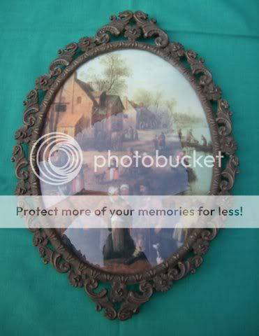 Domed Oval Wall Hanging River Village