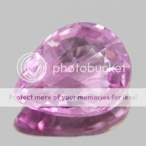 AMAZING!!! 0.32ct. 5*4mm Pear VVS2 Pink Sapphire  - 100% natural Earth Mined Gems