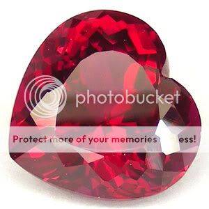 FLAWLESS!! *18.60cts CHARMING TOP HEART SHAPED TOP AAA RED TOPAZ**