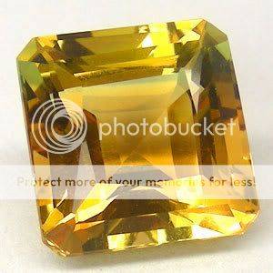 FLAWLESS!! *6.30cts ELEGANT SQUARE OCTAGON GREEN&YELLOW AMETRINE*