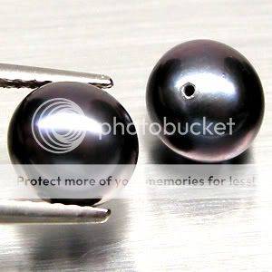 4.35 CT.NICE! Tahitian Black Pearl Circle-Drill Through - 100% Money back guarantee!!