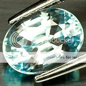 2.30 CT.CLASSIC AAA Oval Cut Sea Blue Natural Zircon Gemstone - 100% Money back guarantee!!