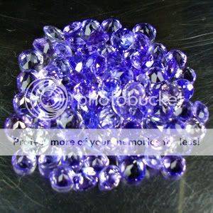 HUGE!! 3.75 CTs.Dazzling! Lot AAA Violet Blue Tanzanite 13 Pcs. No Reserve! Top class!