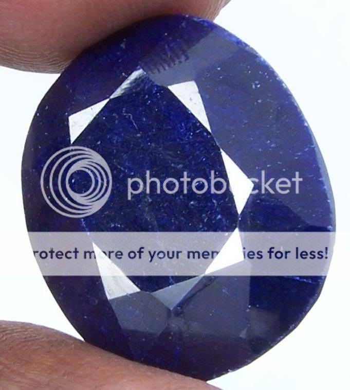 28.30cts  Natural India Blue Sapphire - 100% Sapphire Corundum