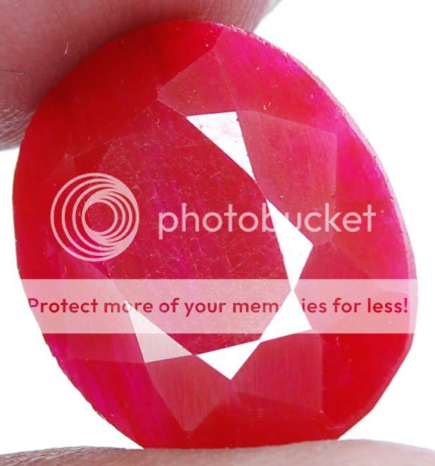 17.35cts Africa Red Ruby Gemstone - 100% Natural Earth mined
