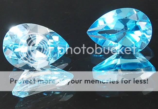 4.40cts Swiss Blue Topaz Gemstone Pair