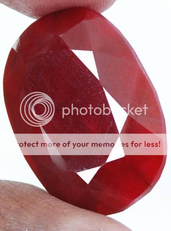 75.70cts Africa Red Ruby Gemstone