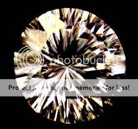 3.60Cts Round Concave Millenium Cut AAAAA 8mm Diamond simulant - FINEST LAB CREATED DIAMOND