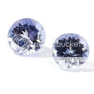 Stunning 1.00 cts Pair EYE CATCHING MARVELOUS BLUE TANZANITES-  5MM. No Reserve! Top class!