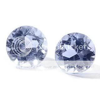 Stunning 0.70 cts Pair EYE CATCHING STUNNING BLUE TANZANITES-  4.40MM. No Reserve! Top class!