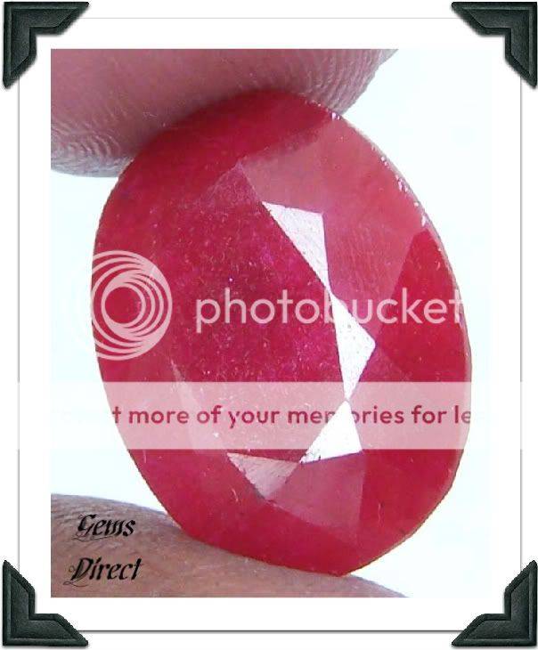 17.50cts Natural Africa Red Ruby Gemstone