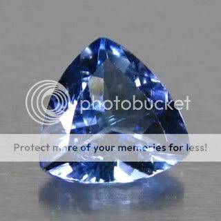 R1 Start -0.95CT AWESOME DEEP BLUE TANZANITE TRILLION -UNHEATED - RARE CUT- WHAT A STONE