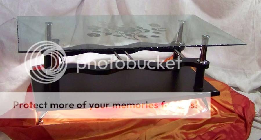 NEW Glass Coffee Cocktail Modern Unique Retro Table 913