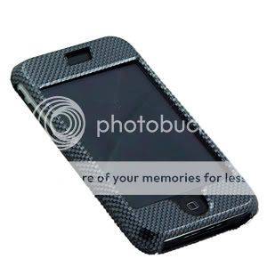 Brand New Apple Iphone Carbon Fibre Hard Cover - Phone Protector - Case