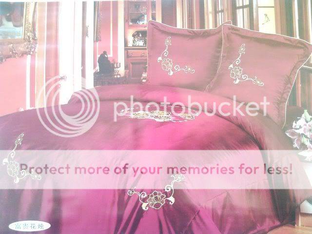 Burgundy 6 Pc Duvet Set