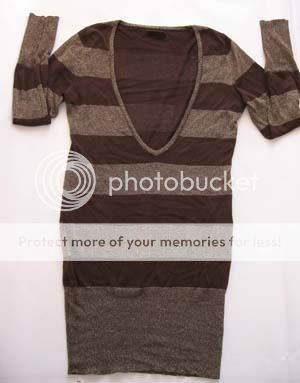 STUNNING gold and brown stripe YDE(Velvet) Jersey