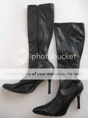 STUNNING BLACK STILETTO BOOTS!!!