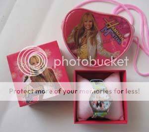 CUTE HANNAH MONTANA WATCH+COINBAG!!!