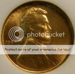 U S A : 1948-S  Lincoln 1c GRADED MS 67 by NNC
