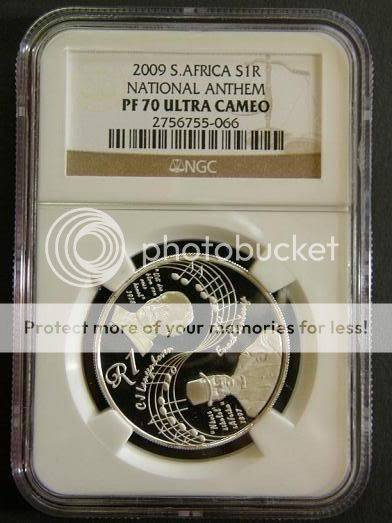 2009 1oz Silver Anthem: NGC graded PF70 : The perfect Anthem !!!