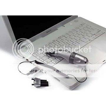 New Black USB Vacuum Cleaner For notebook computer PC keyboard