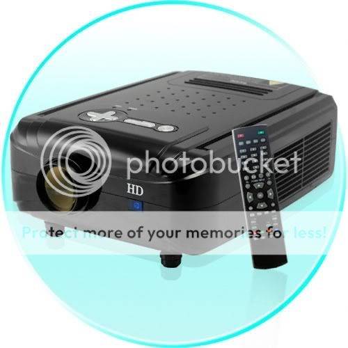 High Definition LCD Multimedia HD Projector with HDMI Input up to 120 inches Free Shipping