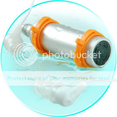 Waterproof MP3 Player For Watersports And Shower Enthusiasts Free Shipping